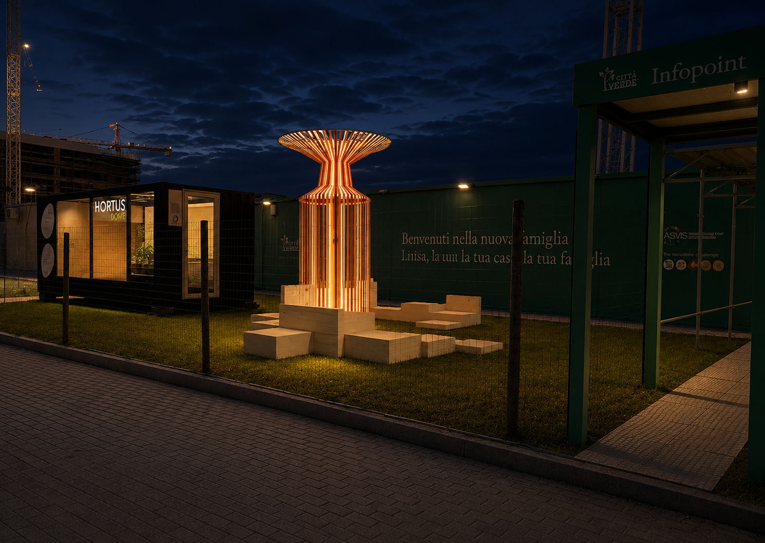 DAL PADIGLIONE USA A ROMA: IL LEGNO DELLA BIENNALE DI VENEZIA E IL “TOTEM DEI DESIDERI” A CITTÀ VERDE